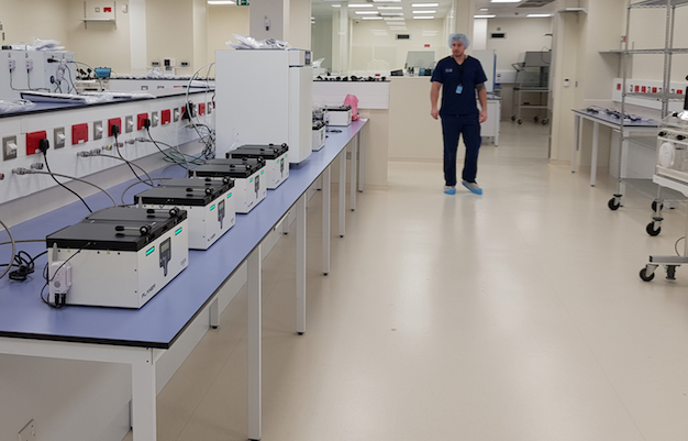 Laboratory at Sidra hospital, Qatar