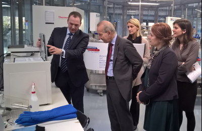 British Ambassador visits CTI Biotech Lab