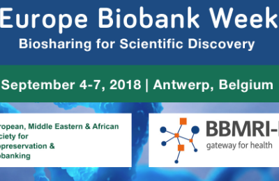 Come and see us at Europe Biobank Week