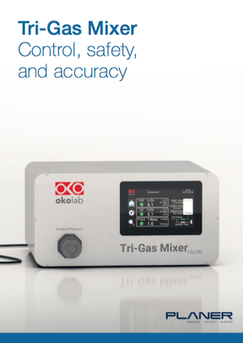 Tri-Gas Mixer controller, suitable for all benchtop incubators